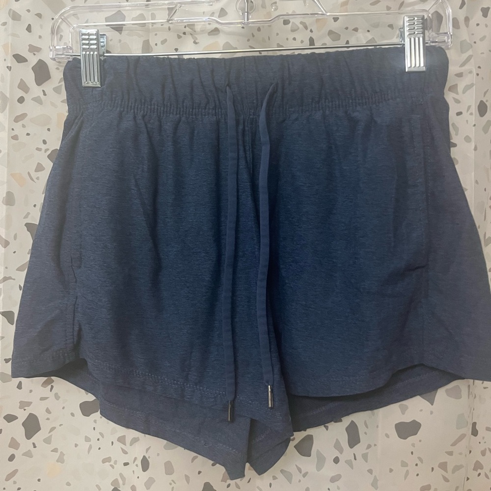 Navy Blue Athletic Shorts